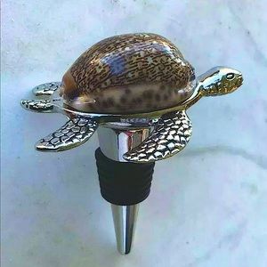 TOMMY BAHAMA BOTTLE STOPPER TURTLE SEA SHELL NEW SILICONE